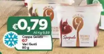 Crai G7 Coppa Gelato 80 g offerta
