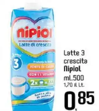 Famila Superstore Nipiol Latte 3 crescita ml.500 offerta