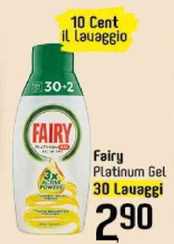 Fairy Platinum Gel 30 lavaggi
