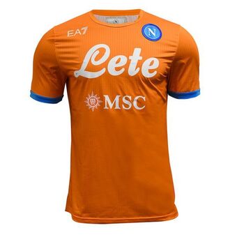 Ssc napoli maglia allenamento arancio 2021/2022