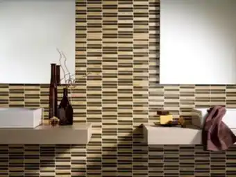 Mosaico bolivia noce 30x30
