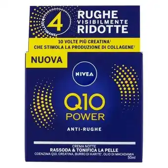 La Saponeria Nivea visage q10 crema viso antirughe notte 50 ml offerta