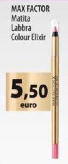 Acqua & Sapone Max Factor Matita Labbra Colour Elixir offerta