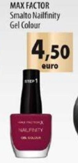 Acqua & Sapone Max Factor Smalto Nailfinity Gel Colour offerta