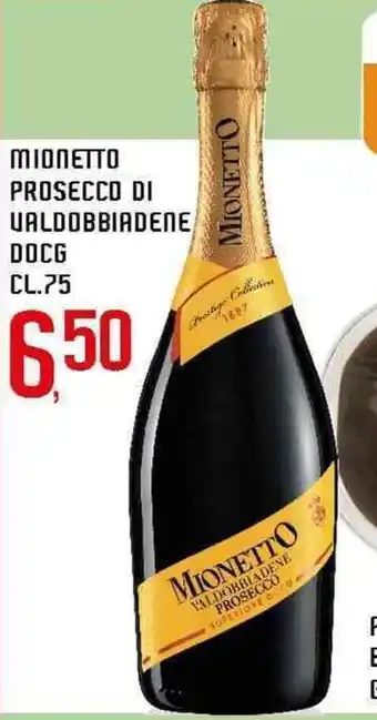 Mionetto Prosecco di Valdobbiadene DOCG cl.75