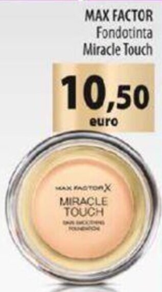 Max Factor Fondotinta Miracle Touch