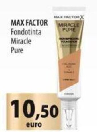 Acqua & Sapone Max Factor Fondotinta Miracle Pure offerta