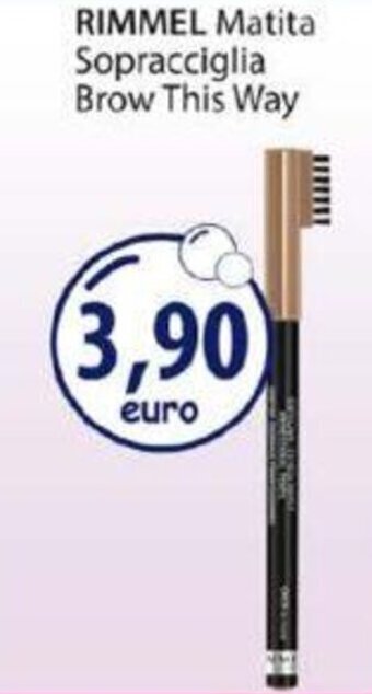 Acqua & Sapone Rimmel Matita Sopracciglia Brow This Way offerta