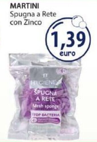 Acqua & Sapone Martini Spugna a Rete con Zinco offerta