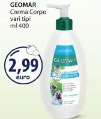Acqua & Sapone Geomar Crema Corpo vari tipi 400 ml offerta
