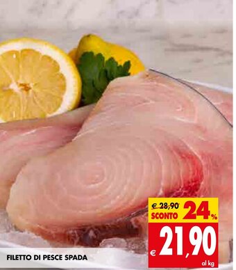 Tigros Filetto Di Pesce Spada offerta