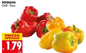 Tigros Peperoni Gialli-Rossi offerta