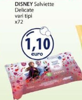 Acqua & Sapone Disney Salviette Delicate vari tipi x72 offerta