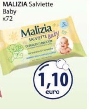 Acqua & Sapone Malizia Salviette Baby x72 offerta
