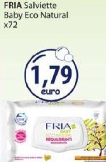 Acqua & Sapone Fria Salviette Baby Eco Natural x72 offerta