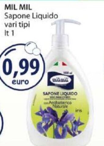 Acqua & Sapone mil mil Sapone Liquido vari tipi 1 lt offerta