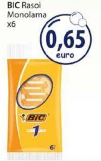 Acqua & Sapone BIC Rasoi Monolama x6 offerta