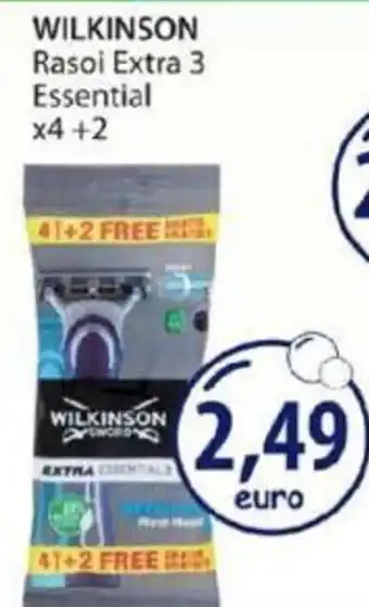 Acqua & Sapone Wilkinson Rasoi Extra 3 Essential x4+2 offerta