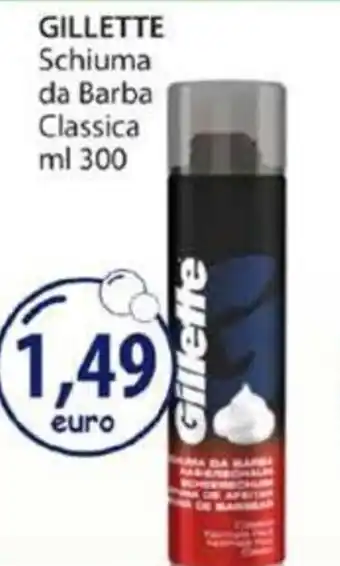 Acqua & Sapone Gilette Schiuma da Barba Classica 300 ml offerta