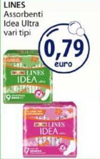 Acqua & Sapone Lines Assorbenti Idea Ultra vari tipi offerta