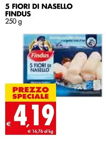 Tigros Findus 5 Fiori di nasello 250g offerta