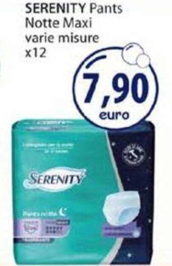 Acqua & Sapone Serenity Pants Notte Maxi varie misure x12 offerta