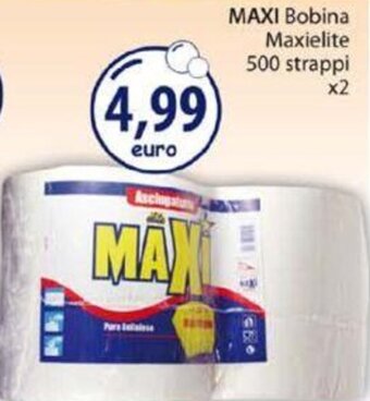 Acqua & Sapone Maxi Bobina Maxielite 500 strappi x2 offerta