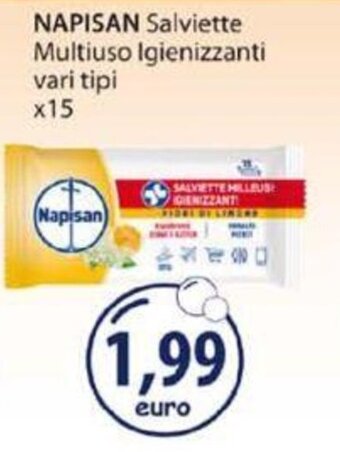 Acqua & Sapone Napisan Salviette Multiuso Igienizzanti vari tipi x15 offerta