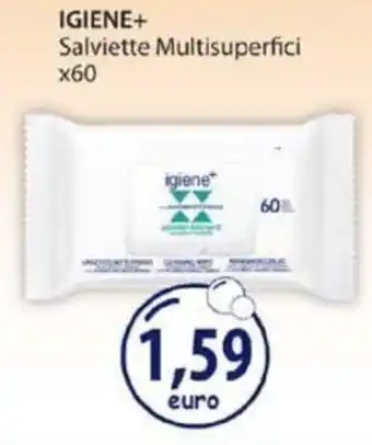 Acqua & Sapone Igiene+ Salviette Multisuperfici x60 offerta