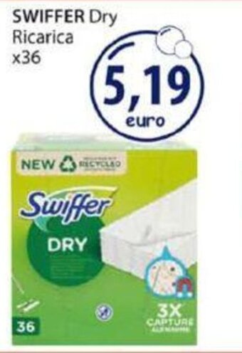 Acqua & Sapone Swiffer Dry Ricarica x36 offerta