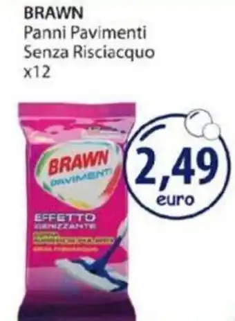 Acqua & Sapone Brawn Panni Pavimenti Senza Risciaquo x12 offerta