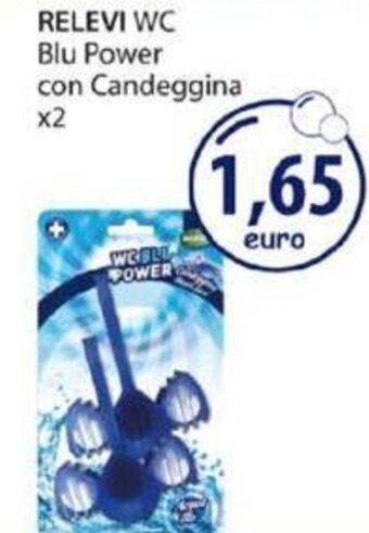 Acqua & Sapone Relevi WC Blu Power con Candeggina x2 offerta