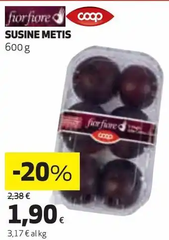 Coop Susine metis offerta