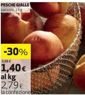 Coop Pesche gialle offerta