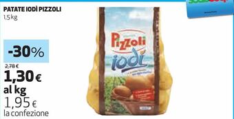 Coop Patate iodí pizzoli offerta