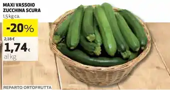 Coop Maxi vassoio zucchina scura offerta