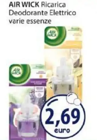 Acqua & Sapone Air Wick Ricarica Deodorante Elettrico varie essenze offerta