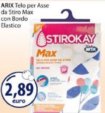 Acqua & Sapone Arix Telo per Asse da Stiro Max con Bordo Elastico offerta