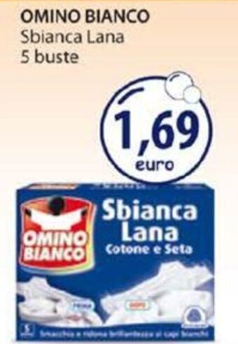 Acqua & Sapone Omino Bianco Sbianca Lana 5 Buste offerta
