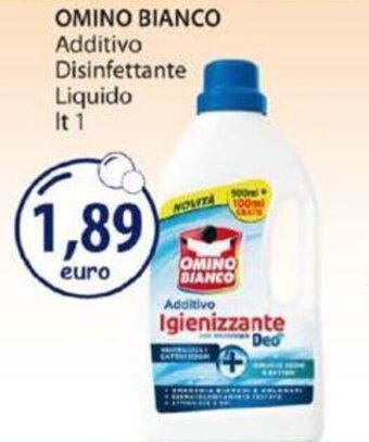 Acqua & Sapone Omino Bianco Additivo Disinfettante Liquido 1 lt offerta