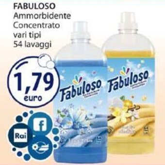 Acqua & Sapone Fabuloso Ammorbidente concentrato vari tipi 54 lavaggi offerta