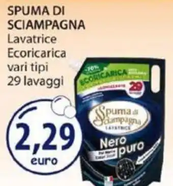 Acqua & Sapone Spuma di Sciampagna Lavatrice Ecoricarica 29 lavaggi offerta