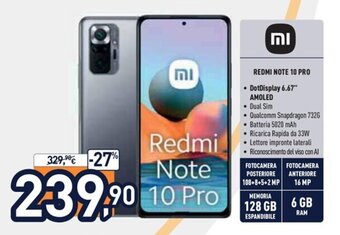 Unieuro mi Redmi Note 10 Pro offerta