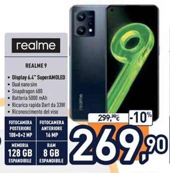 Unieuro realme 9 offerta