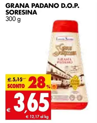 Tigros Grana Padano D.O.P. Soresina 300g offerta
