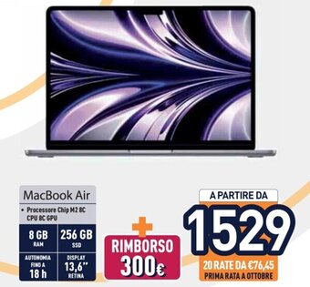 Unieuro MacBook Air offerta