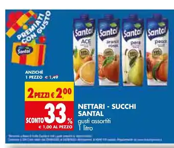 Tigros Nettari - Succhi gusti assortiti 1 litro offerta