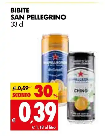 Tigros San Pellegrino Bibite 33 cl offerta