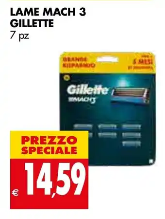 Tigros Gillette Lame Mach 3 7 pz offerta