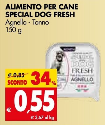 Tigros Alimento per Cane Special Dog Fresh Agnello - Tonno 150 g offerta
